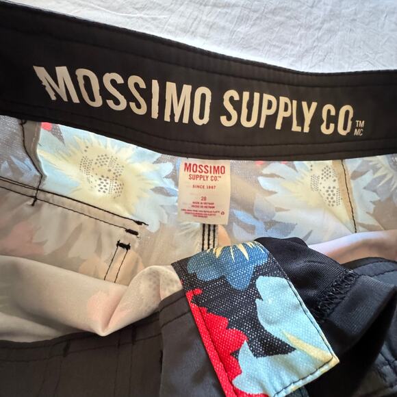 Mossimo Supply Co. Size 28 Mens Hawaiian Swim Trunks - Picture 8 of 10